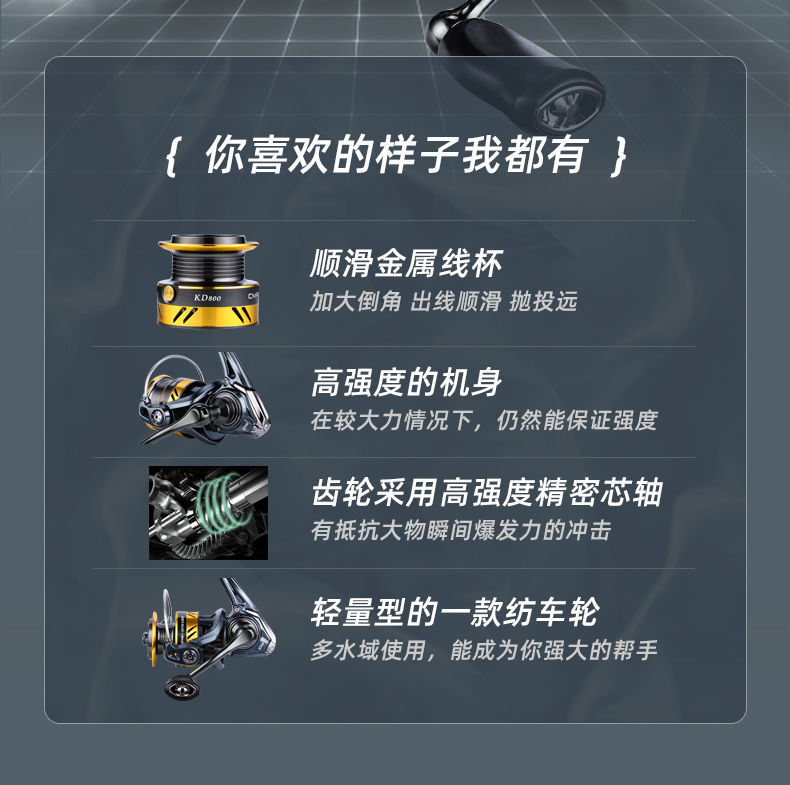 微物纺车轮雅典娜HD/ST(图2)